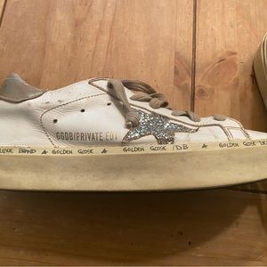 Golden Goose Hi Stars - size 36.